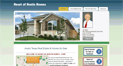 Desktop Screenshot of heartofaustinhomes.com